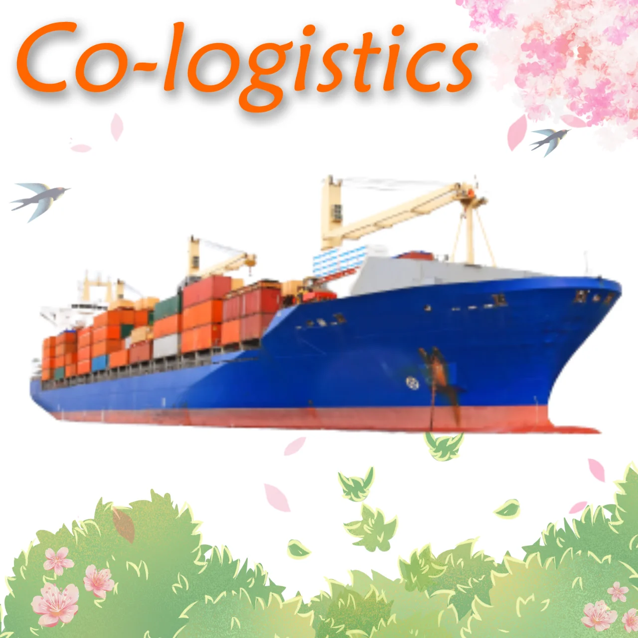 China sea ocean freight forwarder forwarding cargo to Global