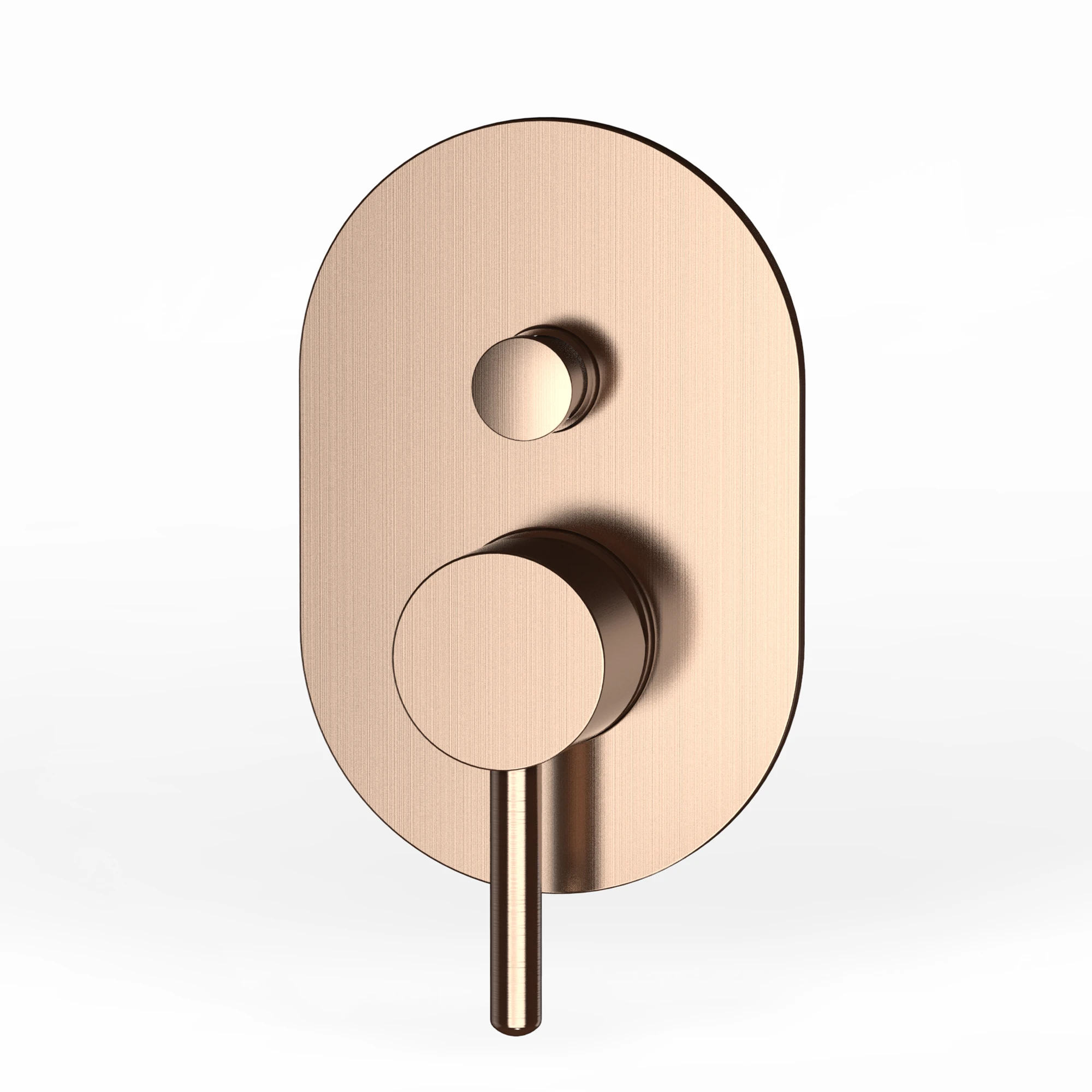 EILSA Concealed Bath&Shower Faucet Single Handle Tap Rain Mixer Color Plating Finished With Diverter