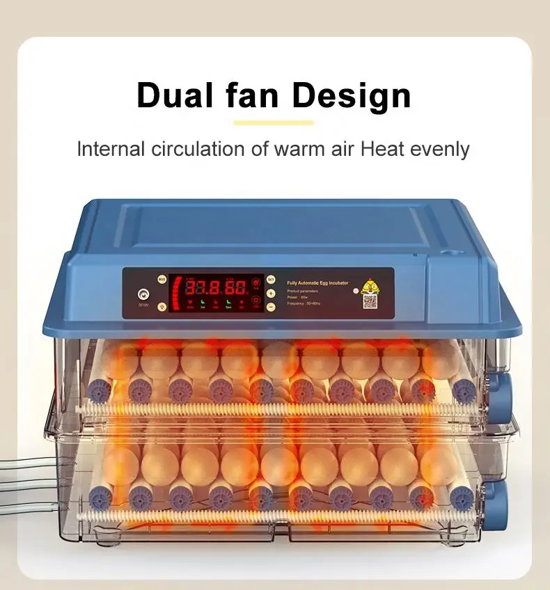 400 eggs automatic chicken egg incubator for hatching chicken eggs