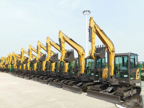 Brand 1.6Ton Hydraulic Small Digger/ Crawler Excavator Mini Bagger With Bucket 0.045Cbm Hot Sale