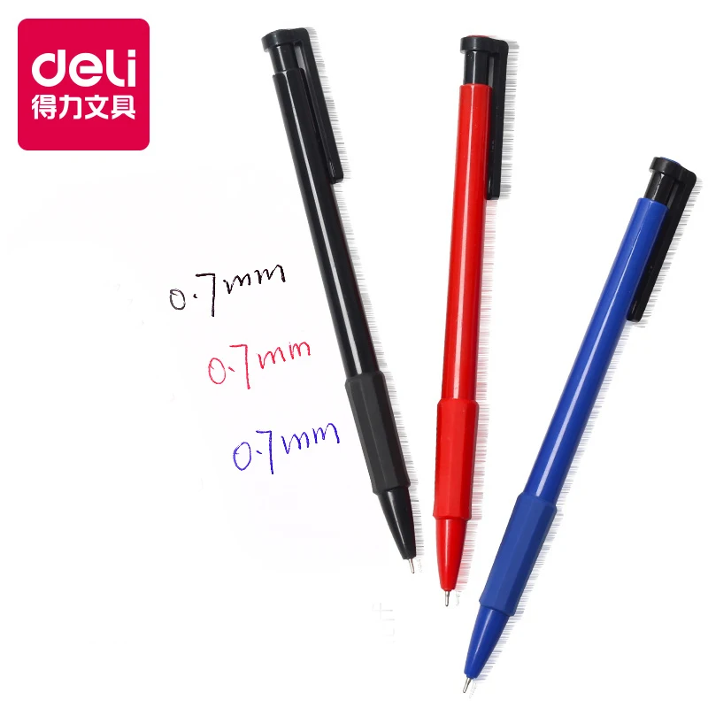 Medium Point (1.0 mm) 36-Count Pack of Bulk Pens Flexible Round Barrel for Writing Comfort