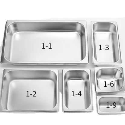 LIantong Factory Supply Hotel Buffet Food Equipment Stainless Steel Gastronorm GN Pan