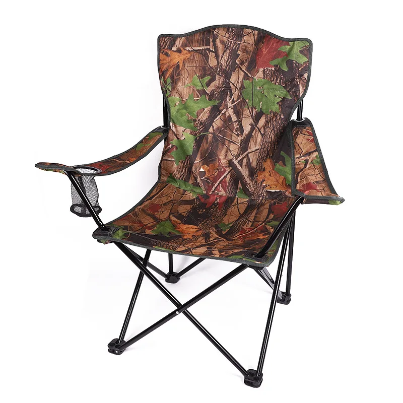 Outdoor Camo Folded Hunting Chair with armrest chaise de chasse