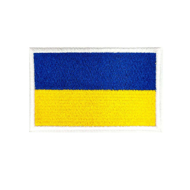 Clothing Accessories Woven Embroidery Flag Badge Nation Sleeve Patch Sticker