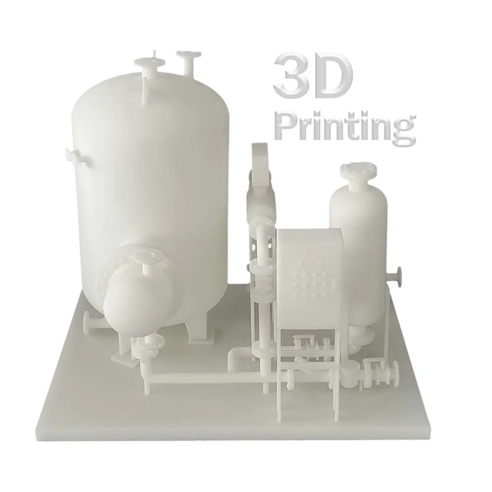 Rapid Custom White Sla Resin Printer 3D Plastic Print Parts printing Machine 3D Model