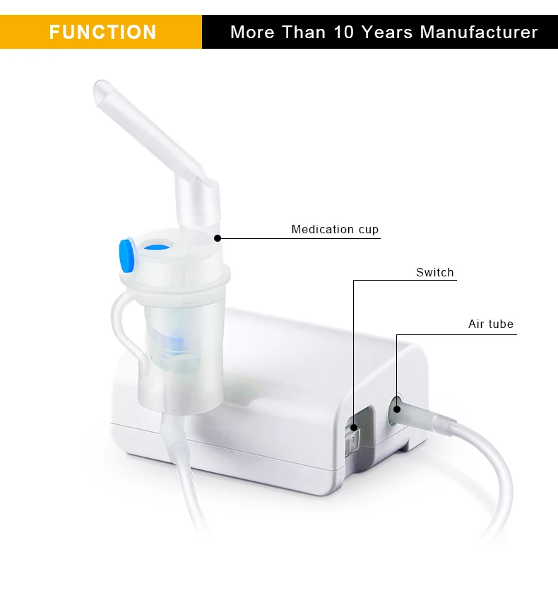 Hot-selling Aerosol Machine Lightweight Handheld DC Compressor Nebulizer Portable Atomizer