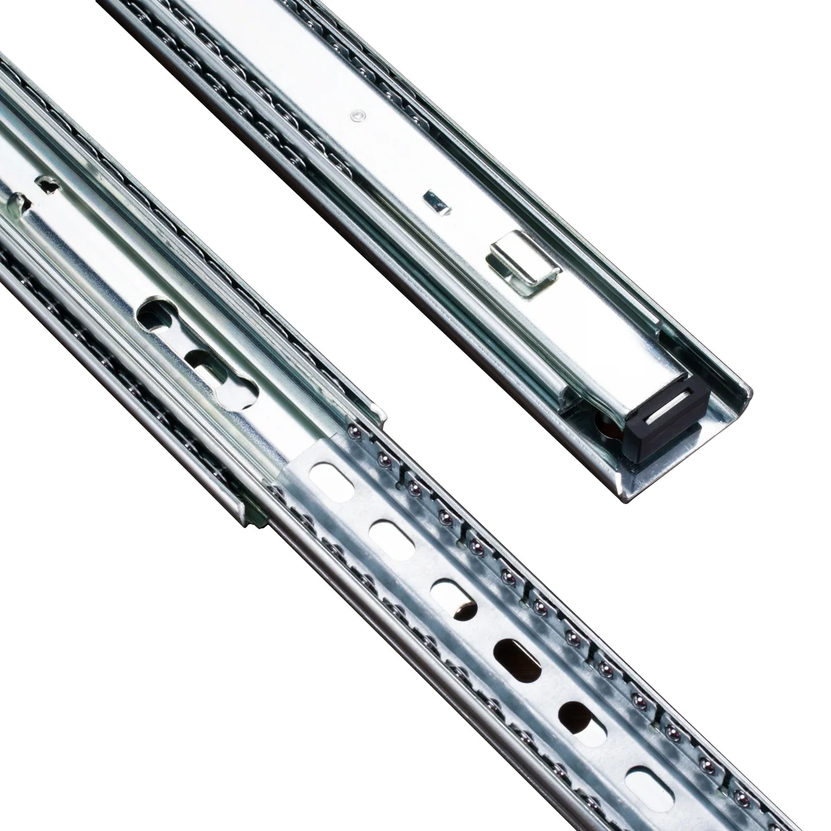 220lbs Heavy Duty Ball Bearing Drawer Sliders 53mm Full Extension Wire Hanging Basket Telescopic Channel Rails For Metal Chess