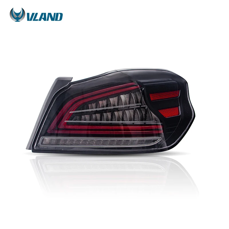 VLAND Manufacturer Full LED Taillights XV Rear Lamp Assembly 2013-UP STI VA Car Sequential Tail Light For Subaru Impreza WRX