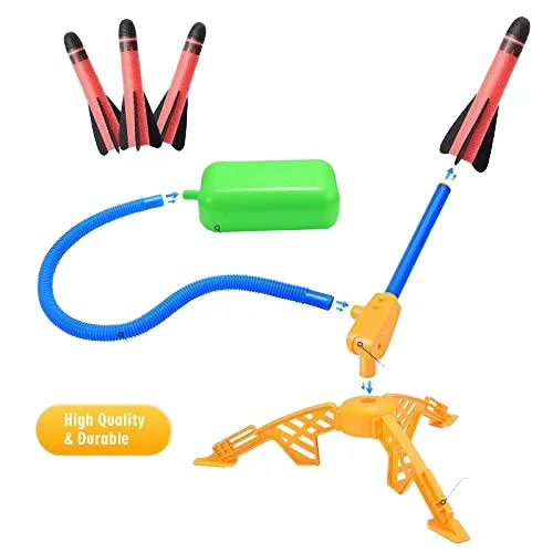 Factory Price jumping toy flying toys Eva Foam Pedal Rocket outdoor game trample skyrocket emitter launch