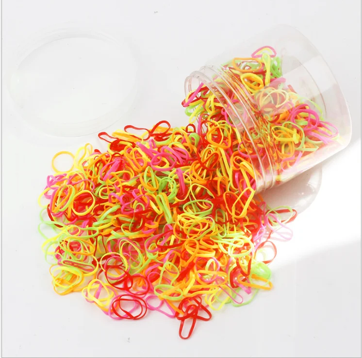 High-quality colored rubber bands for