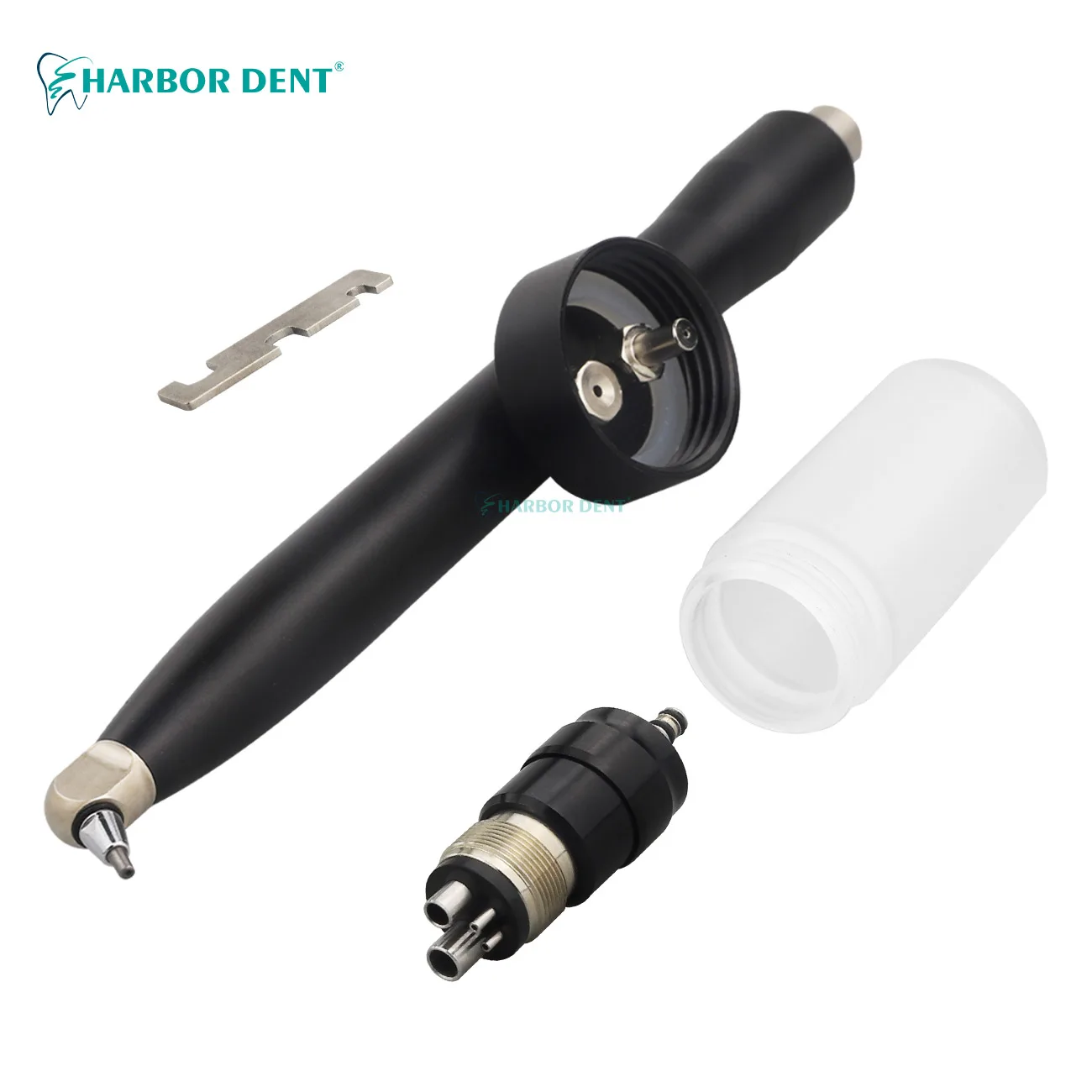 Dental Air Abrasion With Spray 4 Hole / Dental Lab Sandblaster Aluminum Oxide Sandblasting Machine Microblaster