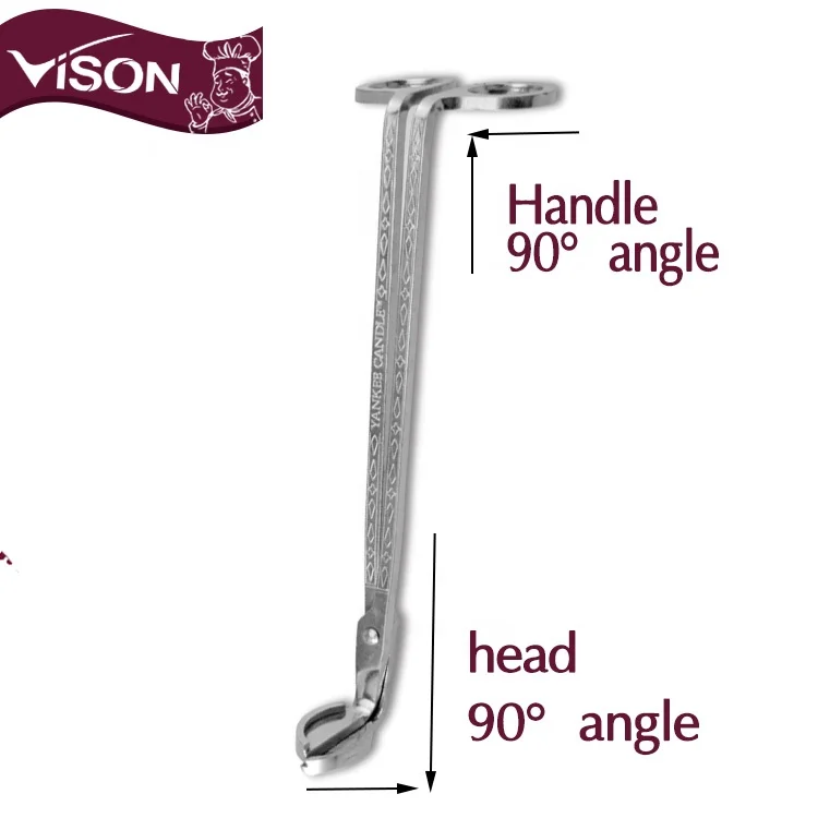 Vison Роскошные Sharp производитель подсвечник из нержавеющей стали ножницы 90 градусов фитиль триммер