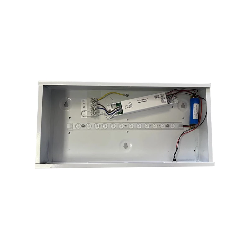 China Factory Rechargeable AC220-240V 3 hours Fire Box LED Emergency Exit Sign Light