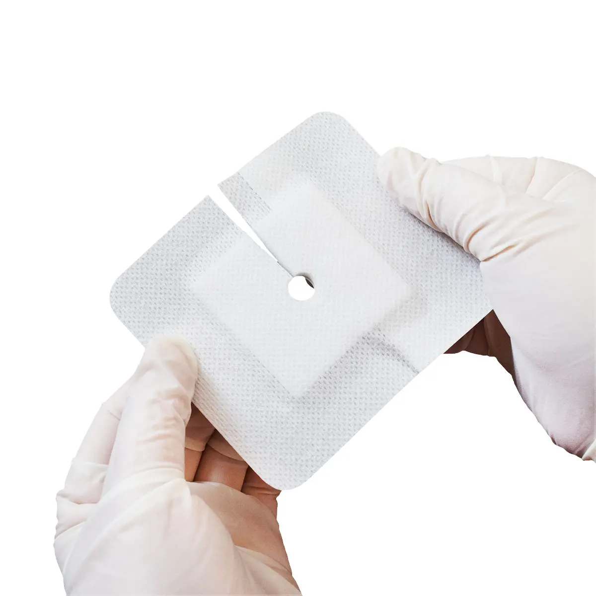 Self-Adhesive Wound Dressings Feeding Tube Pads Split Drain Adhesive Bandages Catheter Dialysis Accessories Supplies