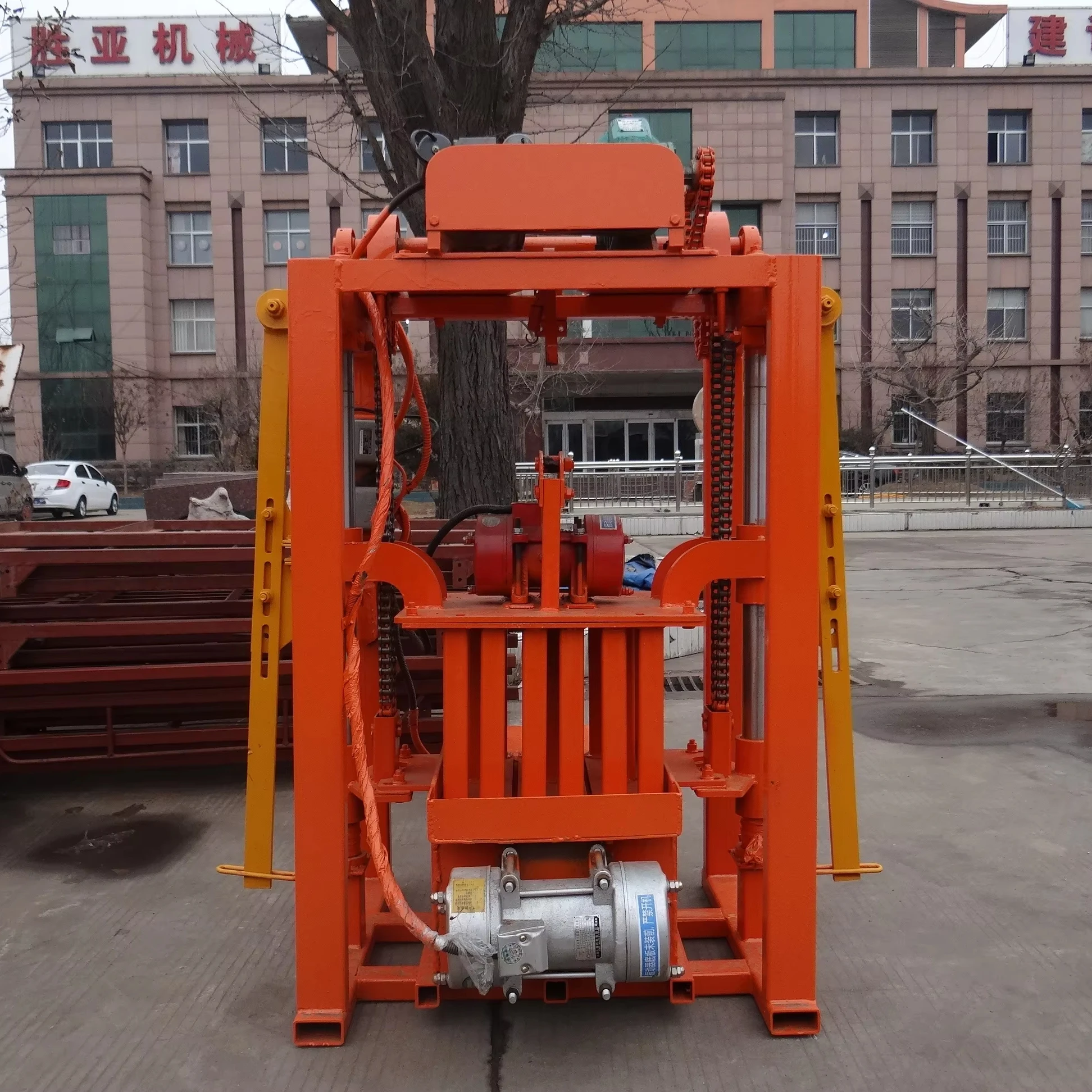 popular qm2-45 small brick making machine compressed earth brick machine hollow block making machine