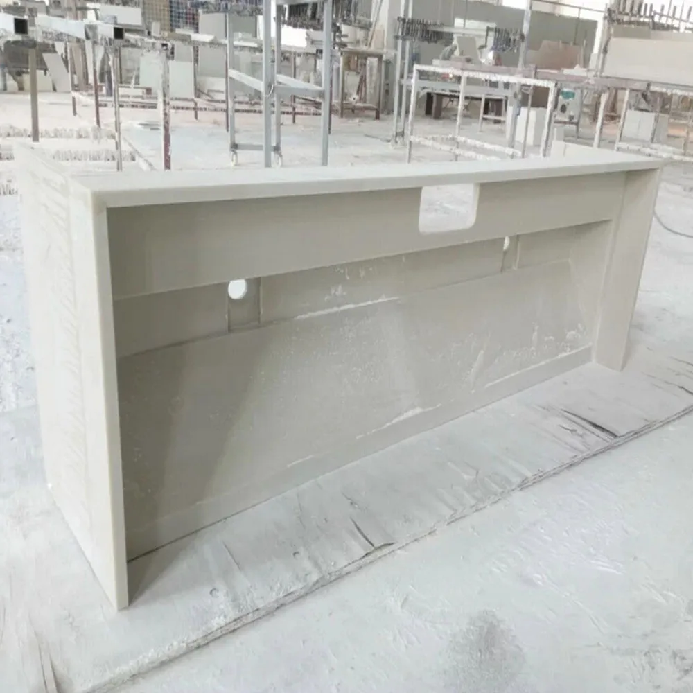 Natural White Marble Countertop Vanity Tops Real Stone Kitchen Bathroom