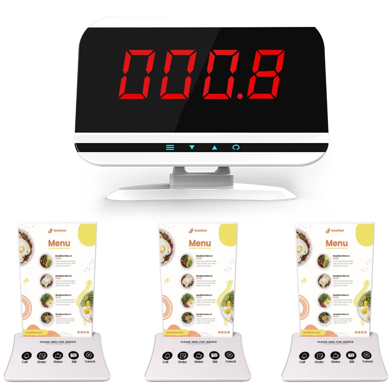 pager calling restaurant waterproof calling pager system buzzer wireless 433mhz restaurant pager waiter call button system