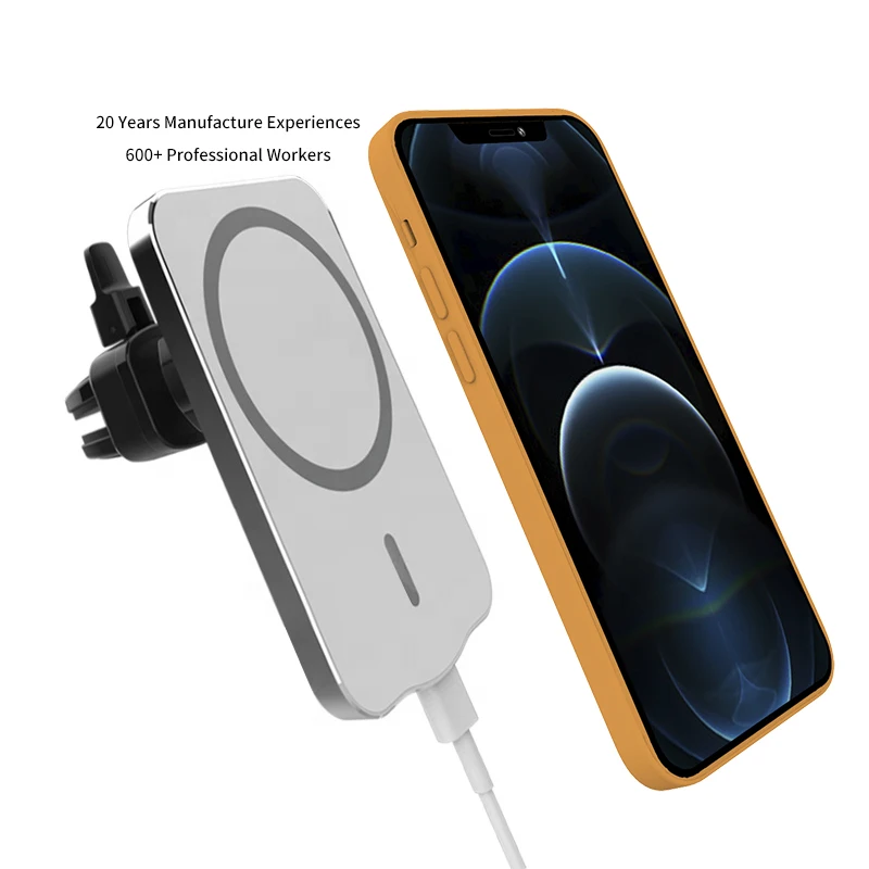 Магнитный Держатель Автомобильное магнитное зарядное устройство usb кабель 15 Вт беспроводное автомобильное