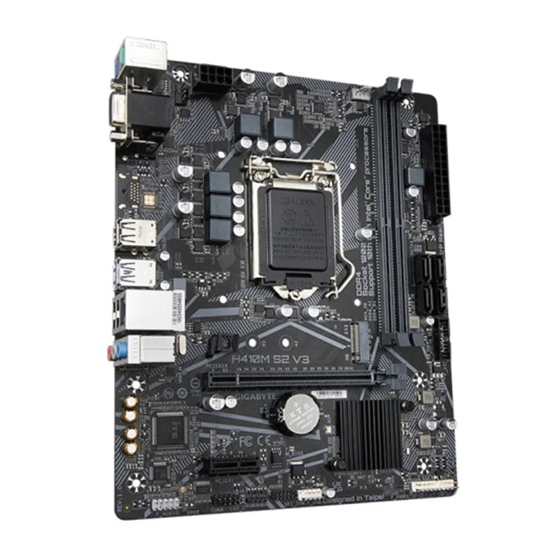 Gigabyte H410M S2 V3 LGA 1200  MATX Gaming motherboard computer pc motherboard Supports 10th Gen Intel Core Series Processors