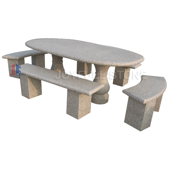 
Outdoor garden stone furniture patio stone table set 