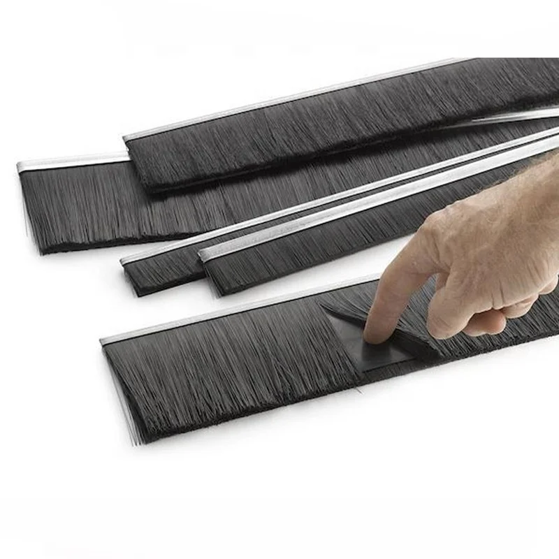 Door Brush Strip Sweeping Use for Door Garage Door Weather Seal Brush Strip Sweeping Weather Stripping Brush