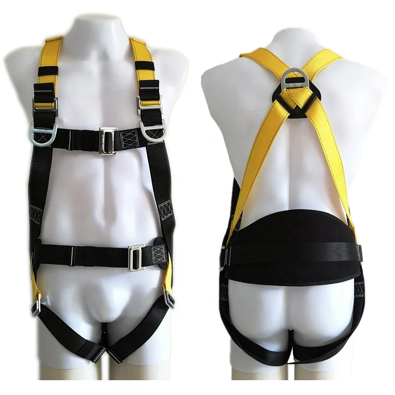 Cheap Cost Personal Protective 6 points Full Body Climbing Harness Safety Belt