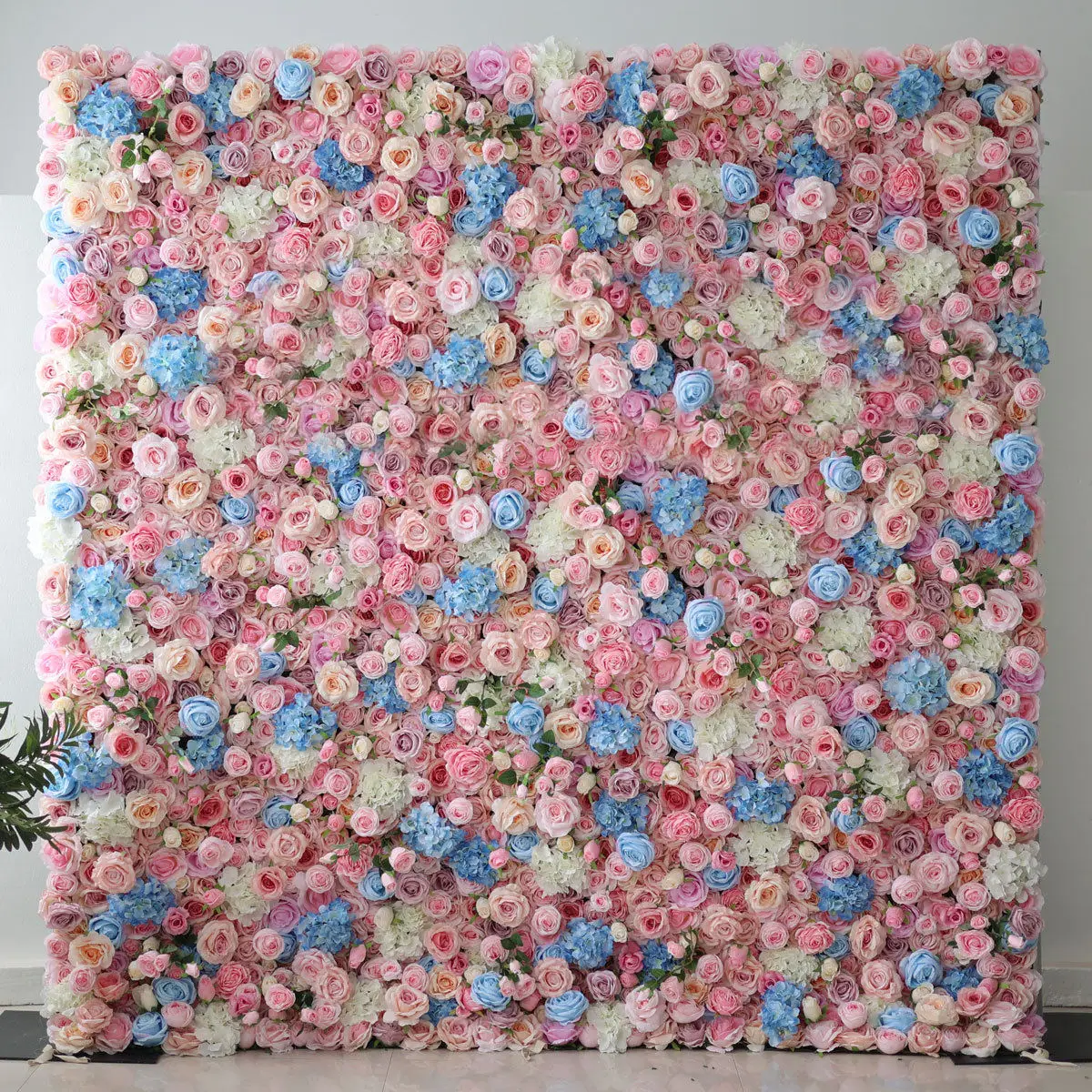 White Flower Wall Rose Flower Wall Panel for Wedding Decor  Party Backdrop Flower Wall
