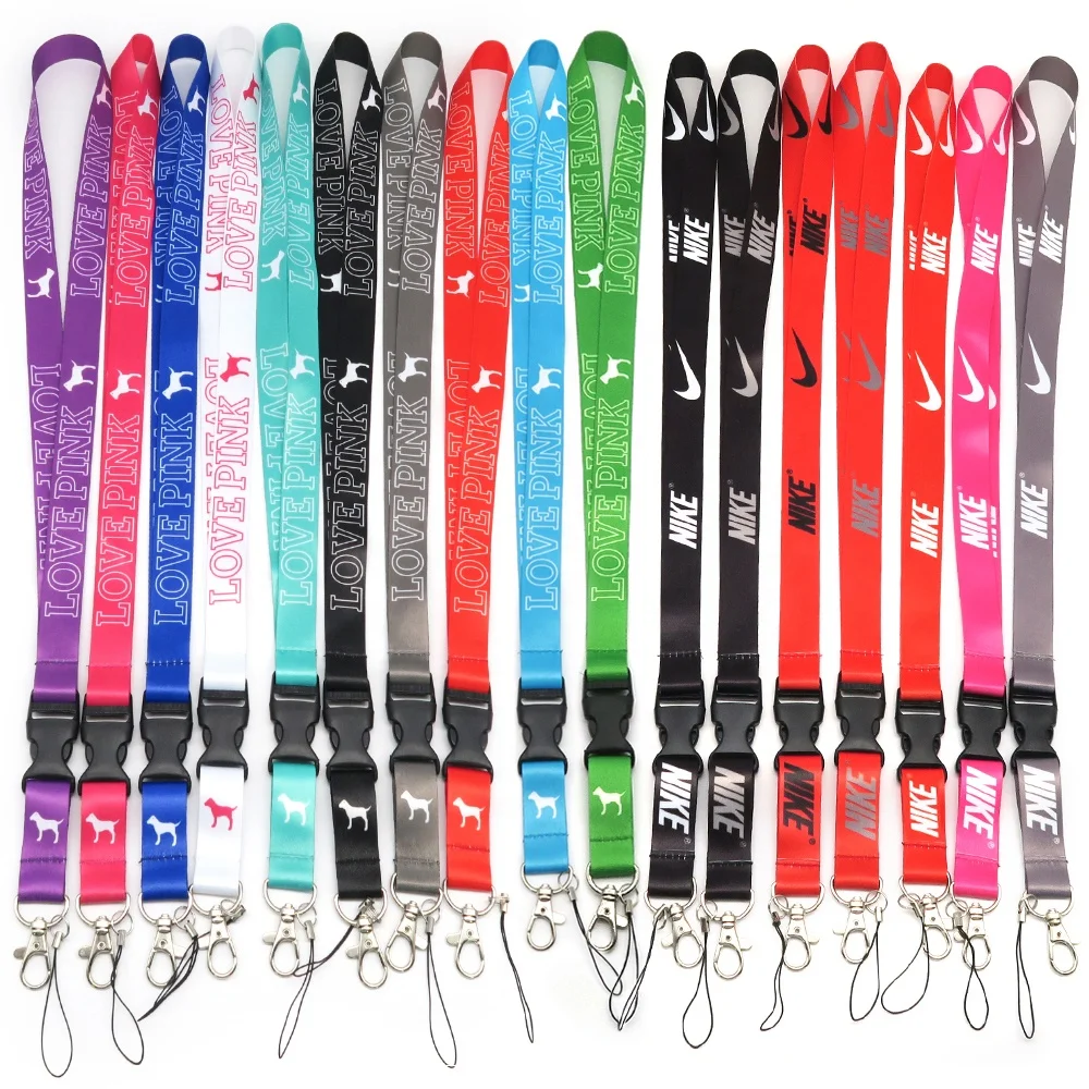Multi Color Off White Keychain Lanyard N ike Lanyards For Keys Love Pink Lanyard Bulk