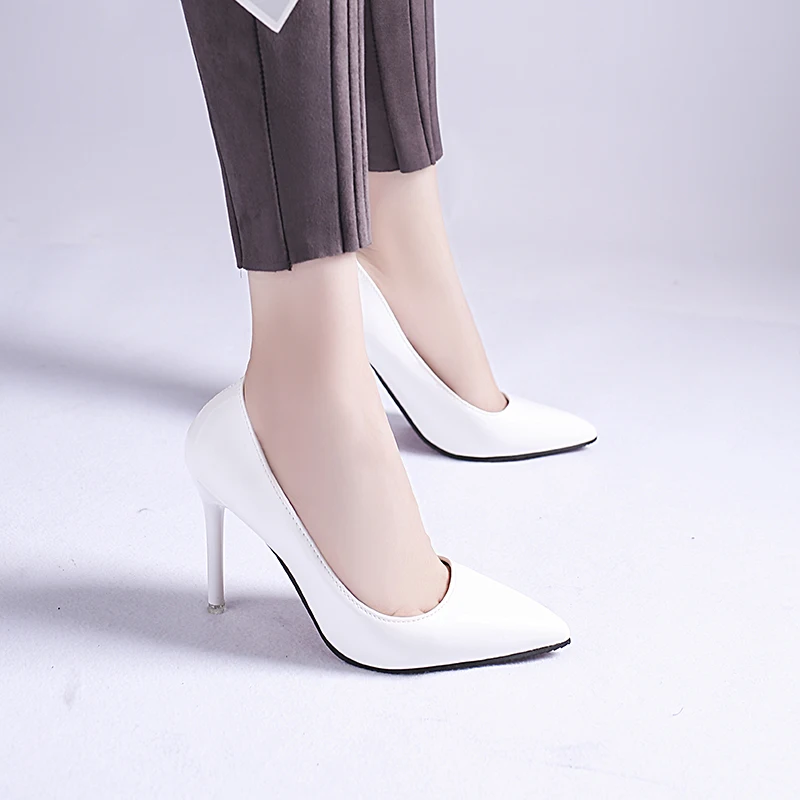 Женская обувь; Обувь в деловом стиле; Туфли-лодочки на высоком каблуке со стразами женские пикантные тонкие туфли