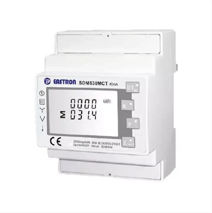 3 Phases Power Three Phase Din Rail Energy Meter SDM630MCT-Mbus Eastron Smart Meter Growatt smart meters