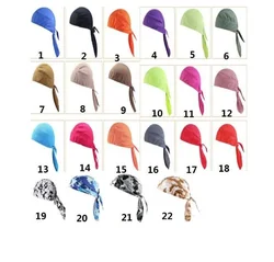 Breathable Tie up Hip hop Cooling Ice silk Bonnet hat Outdoor Gym Fitness Cycling Helmet liner hats mask