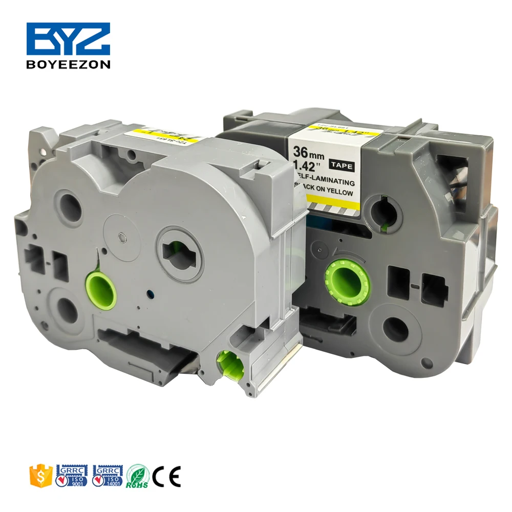 New TZc-SL661 36mm label tape cartridge compatible brother tze tape for printer ribbon