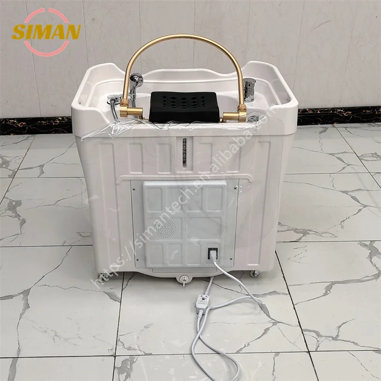 Siman Modern Hot Selling Shampoo Basin For Hair Salon Equipment Complete Functions Convenient Movement Multi -Purpose Use