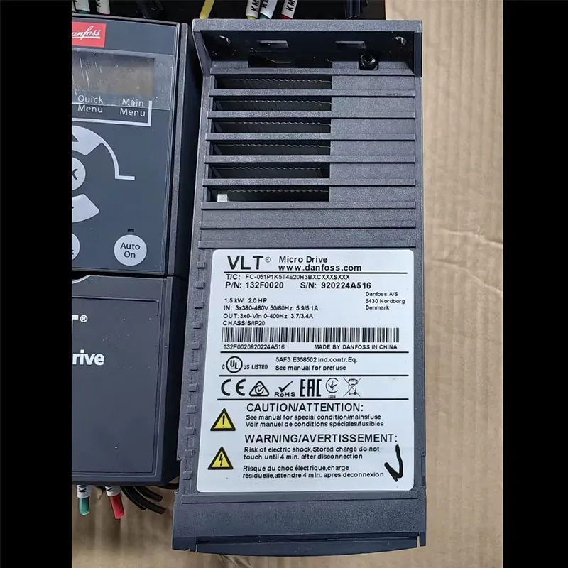 New Original Danfoss Inverter FC051 Series FC-051P3K0T4E20H  FC-051P4K0T4E20H3BXCXXXSXXX