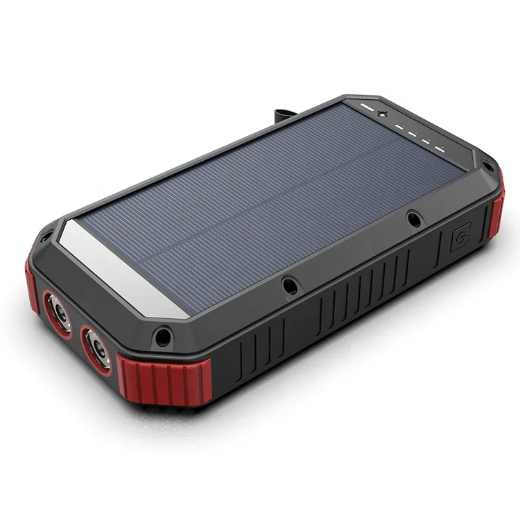
30000mah Solar Charger Outdoor Rugged Waterproof Portable Charger Wireless Powerbank Solar Power Bank 