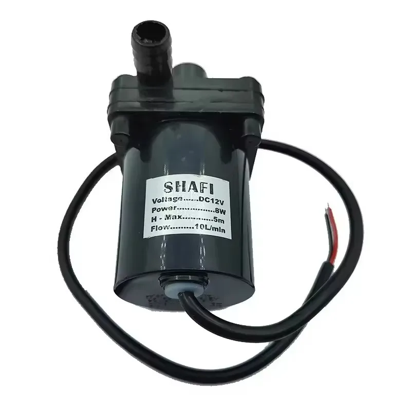 DC12V Micro Water Pump 10LPM Large Flow 8W Self-priming Suction Water Pump Submersible Pump