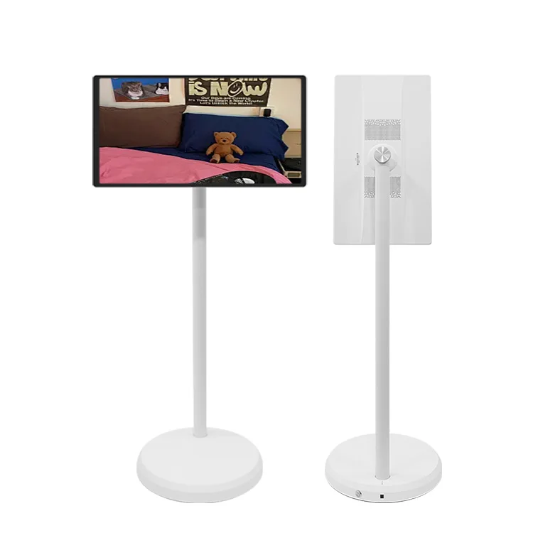 New Design 21.5 27 32 Inch Jcpc Bestietv Free Touch Screen Stand Tv Follow By Me Lcd And Touch Screen