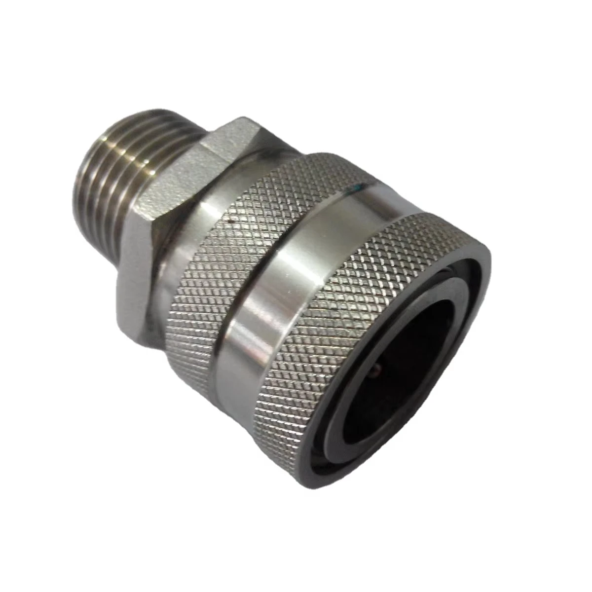 Stainless steel hydraulic quick coupling