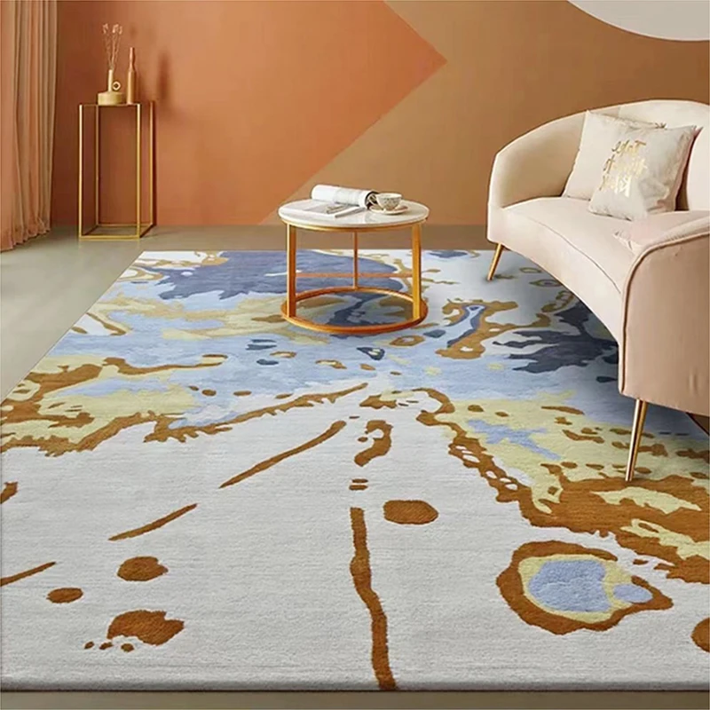 Multi Purpose Hand made Style for Home Fluffy Print Flooring Carpet.