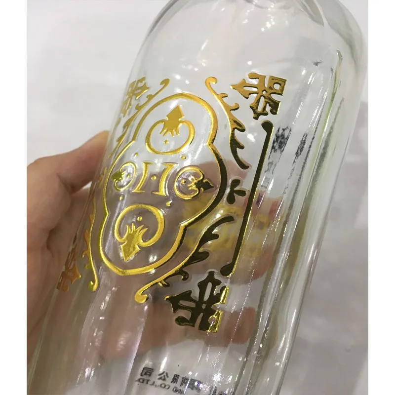 Primer laminated gold foil glue base ink for waterslide decal screen printing