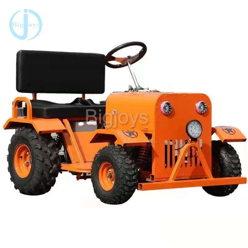 Amusement Park Battery Pedal Go Kart for Kids and Parent Recreation