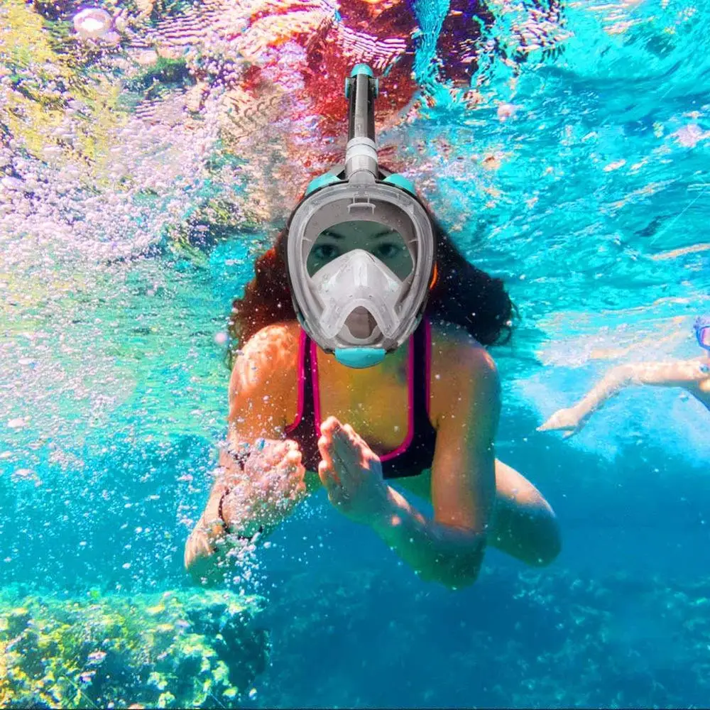 Amazon Hot Sell Anti-Fog Anti-Leak Design Snorkel Mask for Adults