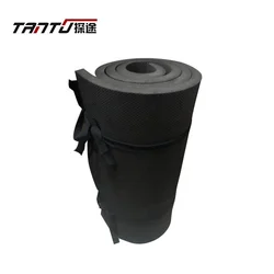 Outdoor EVA foam camping mat Black closed cell foam mat XPE outdoor training waterproof  sleeping mat Field training foam pad