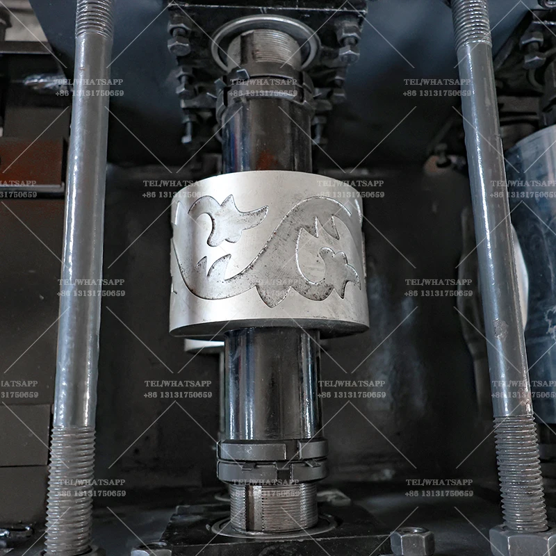 High Security Galvanized Metal Door Shutter Cold Roll Forming Machine with embossing