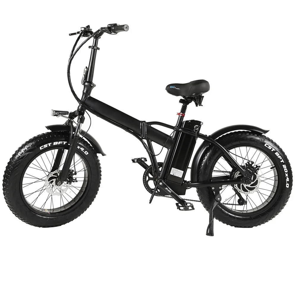Электрический велосипед с толстыми шинами, складной электрический велосипед 20 дюймов с литиевым аккумулятором 48 в 15 Ач, ЖК-дисплей, 48 В 500 Вт