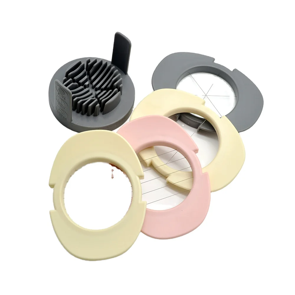 Kitchen Gadget Egg Slicing Splitter Fancy Flap Eat Different Eggs Multi-functional 4 in 1 Multi-Function Egg Slicer