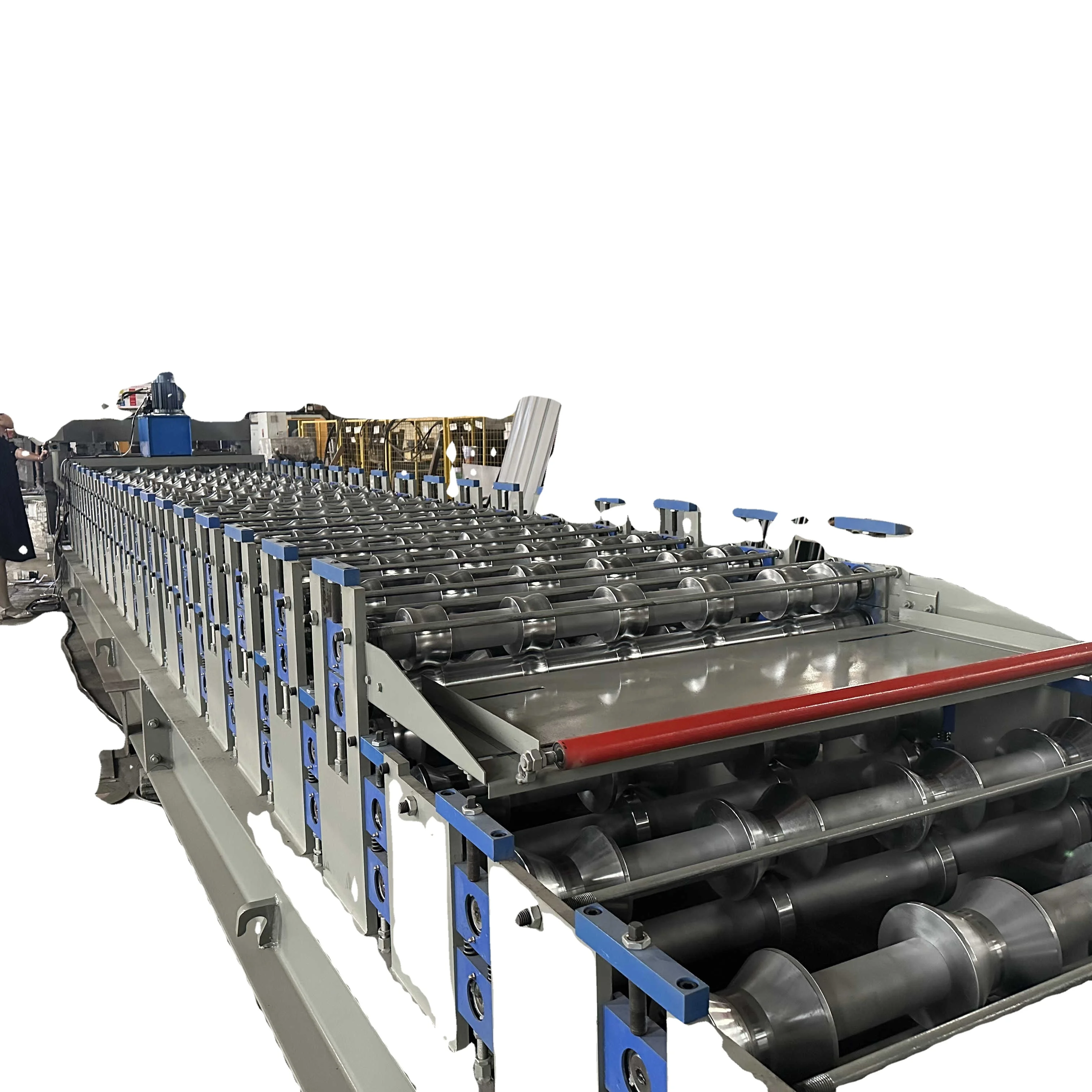 Good quality galvanized corrugated steel sheet zinc roof sheet roll forming machine