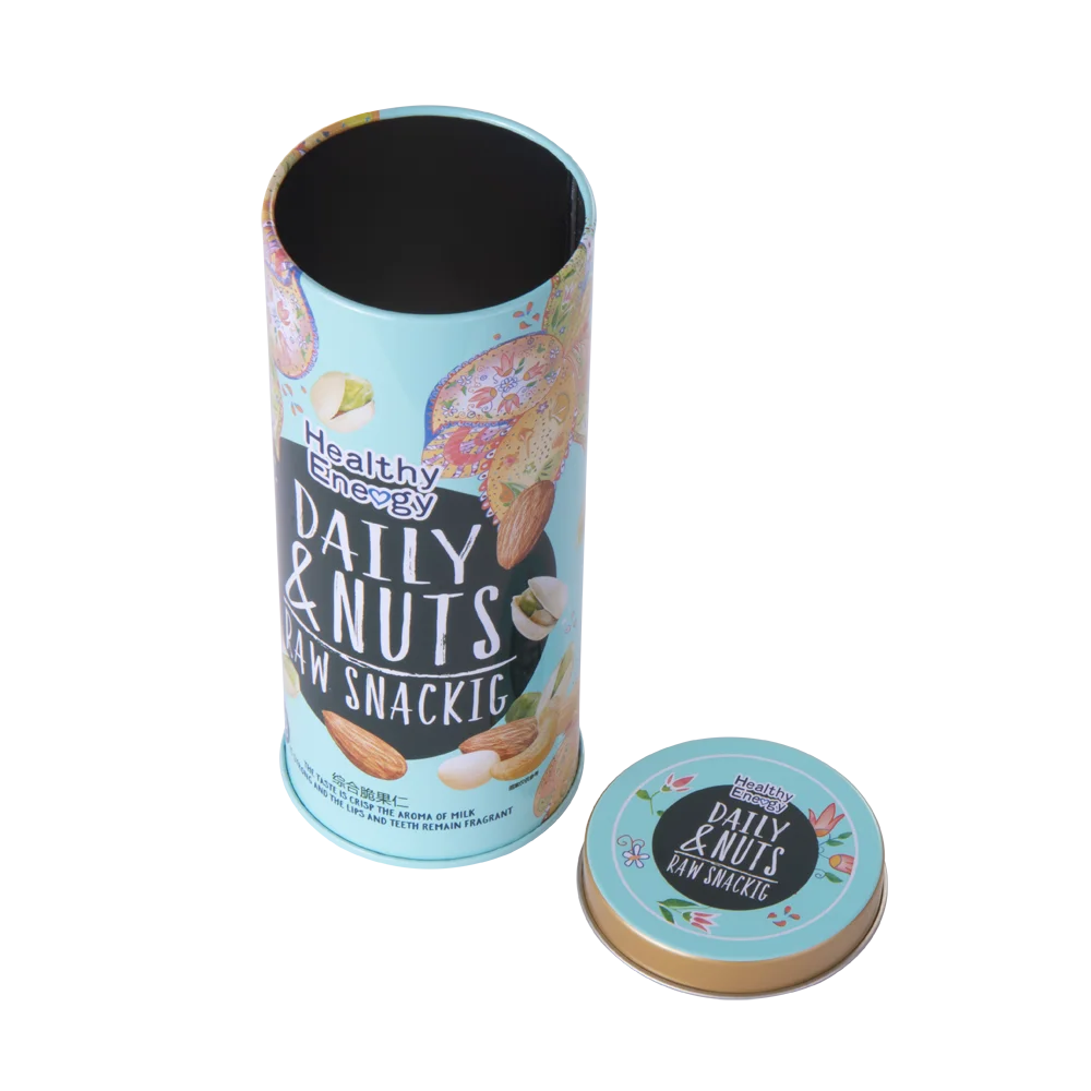 
Customize Logo Empty air-tight tin can for tea 