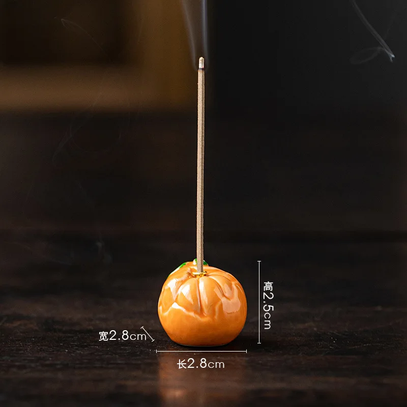 Creative Ceramic Small Cachi Incense Burner Home Indoor Incense Holder