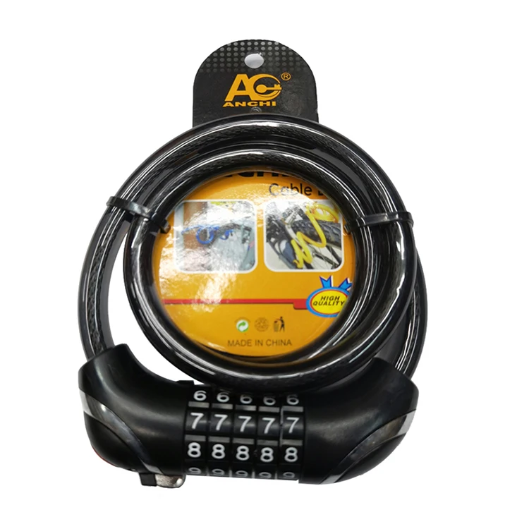 
Manufacturer wholesale metal chain lock household password lock bike chain with lock 